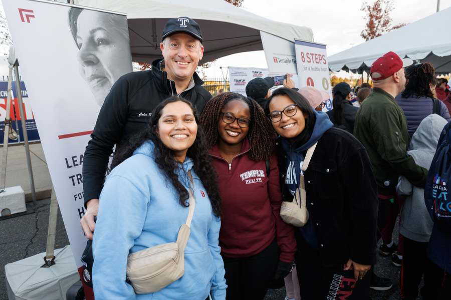 Temple Health team members at this year’s Heart Walk.