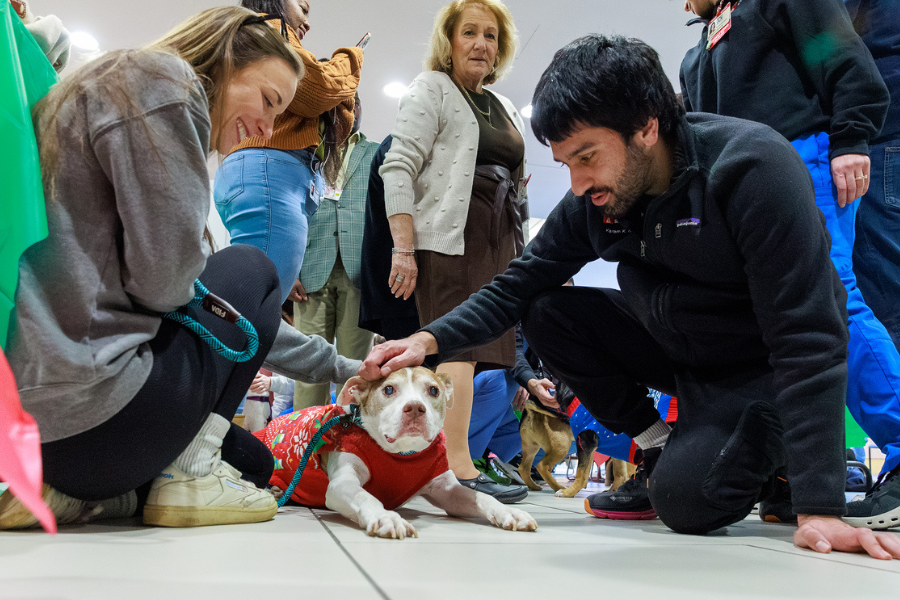 TUH-Main Campus employees loved meeting new furry friends!