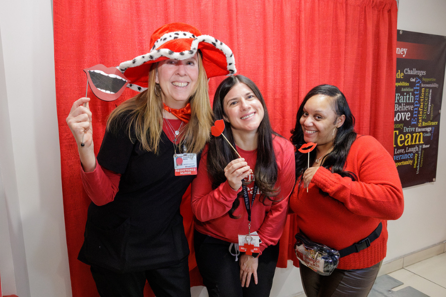 Temple Health team and community members enjoyed heart health activities during Heart Failure Awareness Education Day!