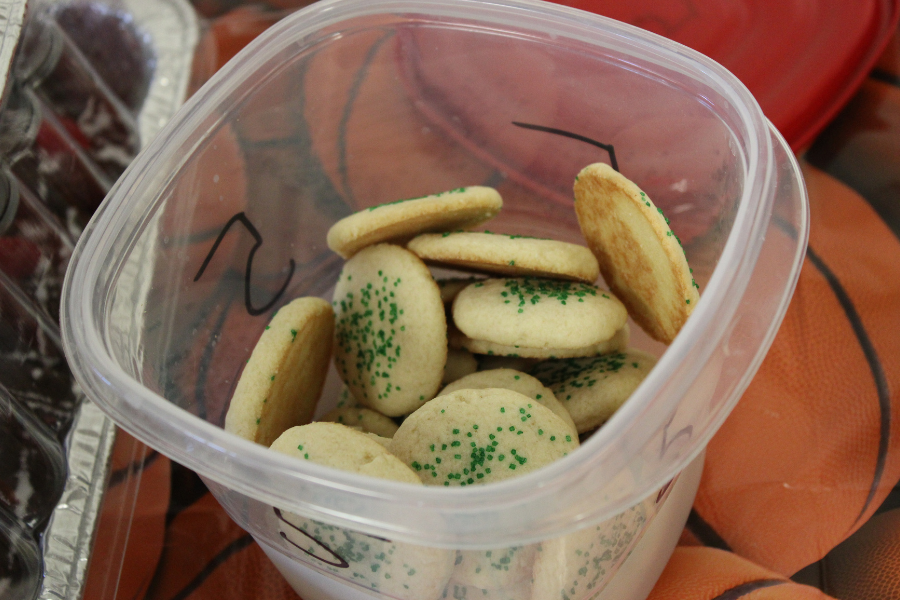 Snapshots from the March Madness Basketball Bracket Cookie Bake-Off.