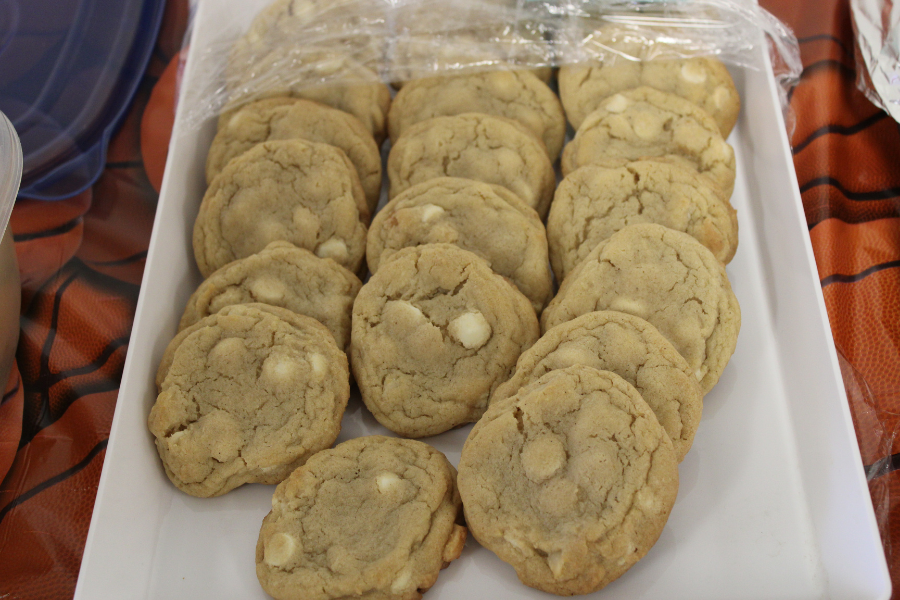 Snapshots from the March Madness Basketball Bracket Cookie Bake-Off.