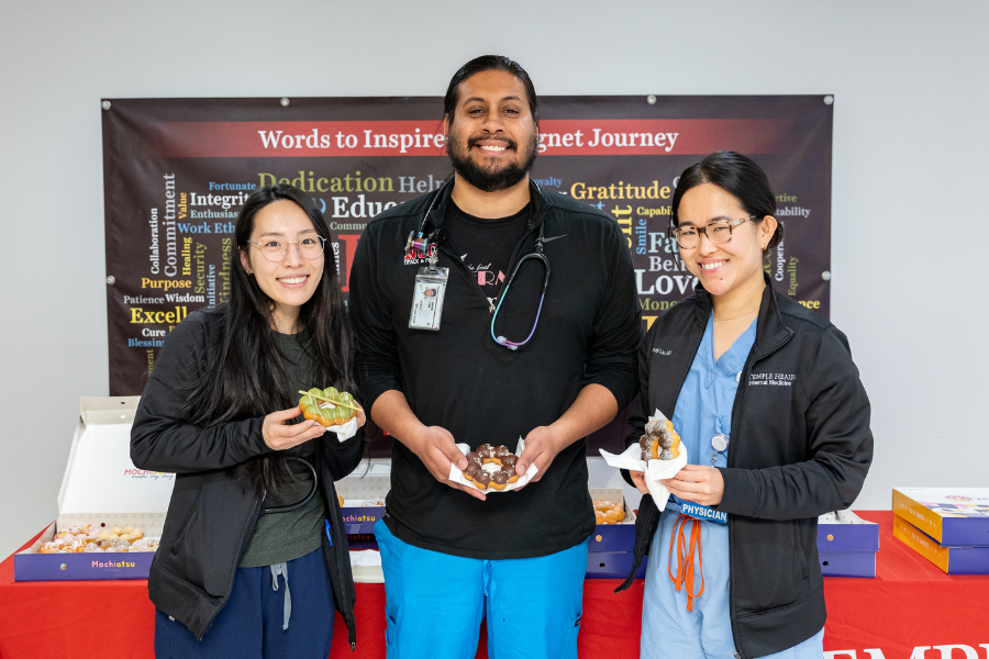 Temple Health’s House Staff enjoying this year’s appreciation events.