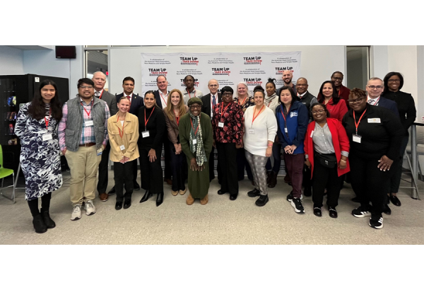 Initiative partners at the year two launch event