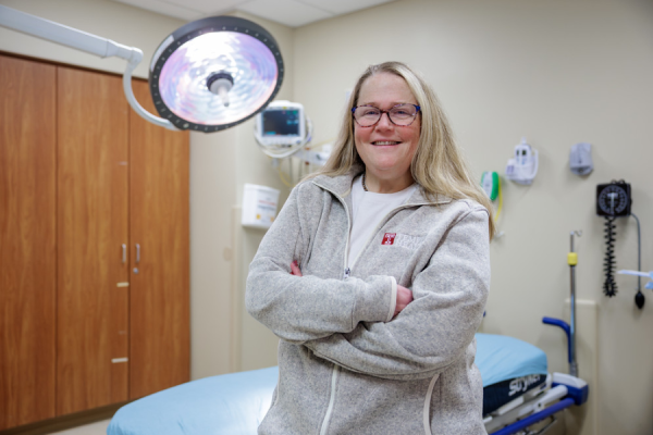 Temple Health-Chestnut Hill Hospital nurse Cindy Zimmerman.