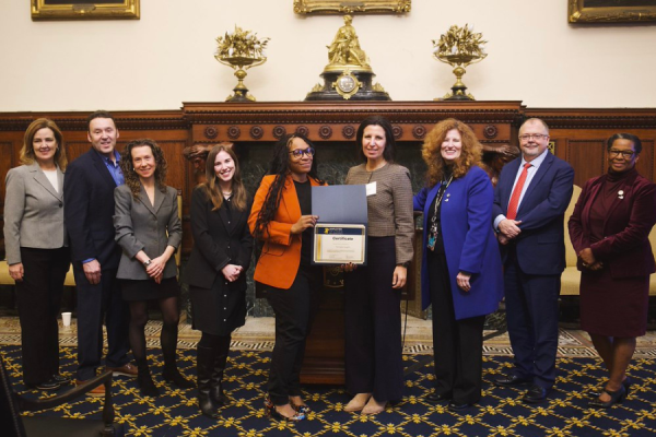 Temple Health’s Human Resources team at the 2026 Employer of Choice Award recognition breakfast.