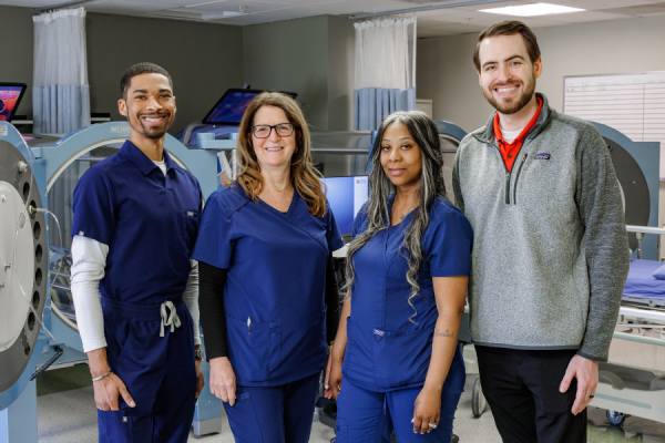 Members of Episcopal’s Wound Care Center team.