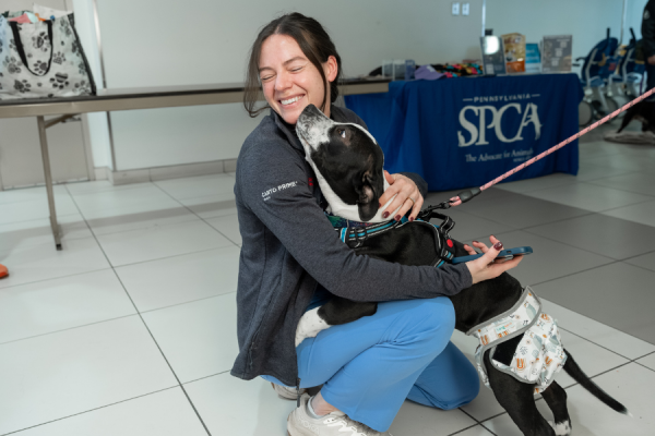 House Staff loved meeting rescue dogs from the Pennsylvania SPCA and Philly Bully Team.
