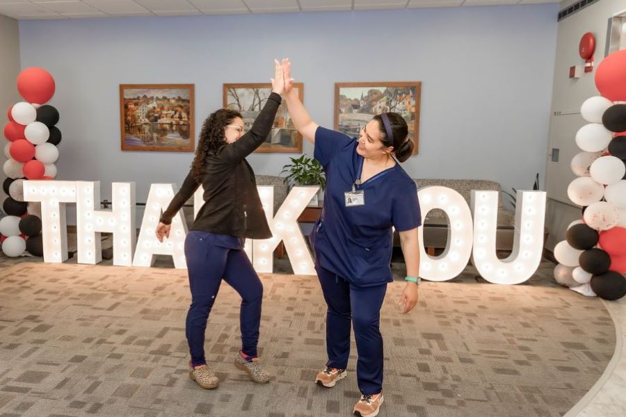 nurses week nurses celebrating
