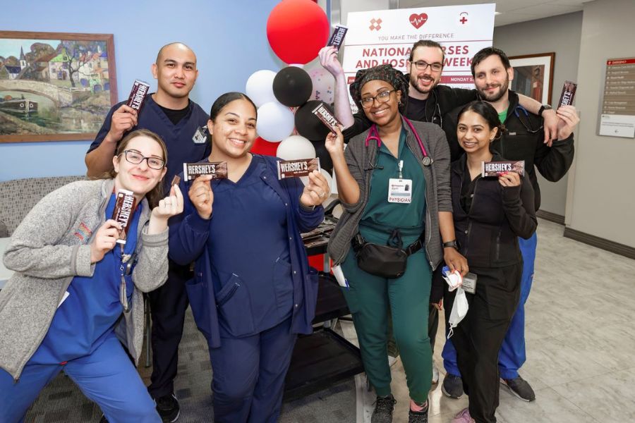 nurses week nurses celebrating