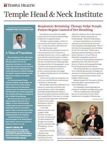 Head Neck - For Physicians - Publications Presentations