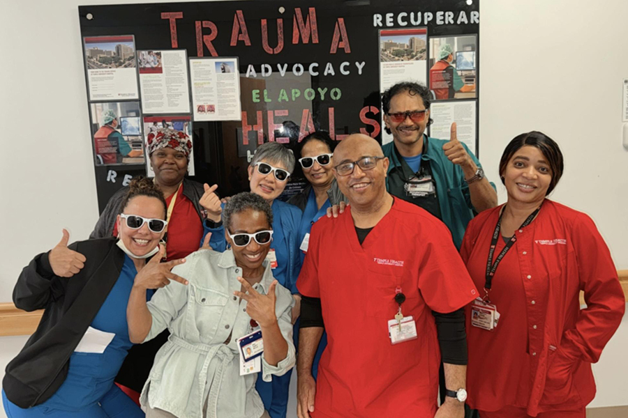 Unit 9B at TUH-Main Campus.