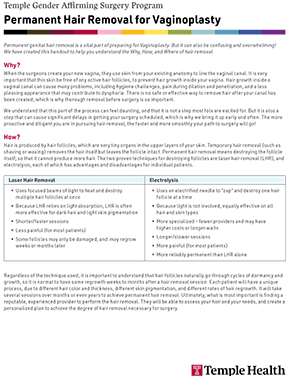 Hair Removal Vaginoplasty Guide