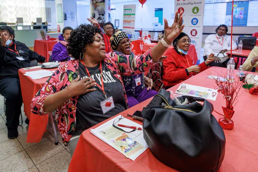 Temple Health Has Heart celebration.