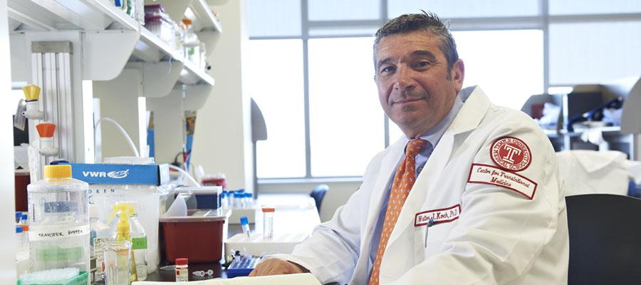 Walter J. Koch, PhD in his research lab