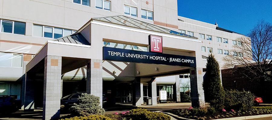 Temple University Hospital — Jeanes Campus entrance