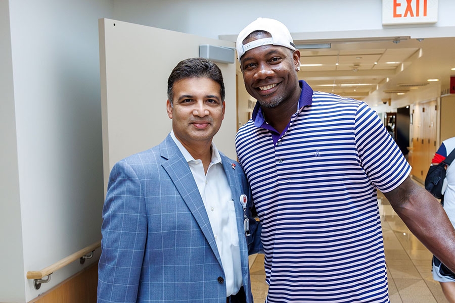 Ryan and TUH President & CEO Abhi Rastogi