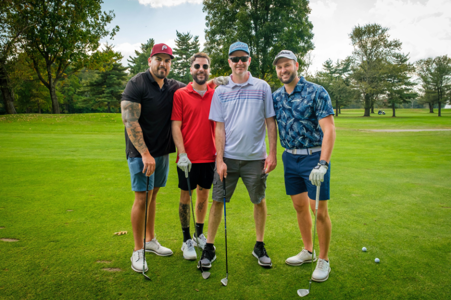 More Burn Center team members spending an afternoon on the links for a good cause.