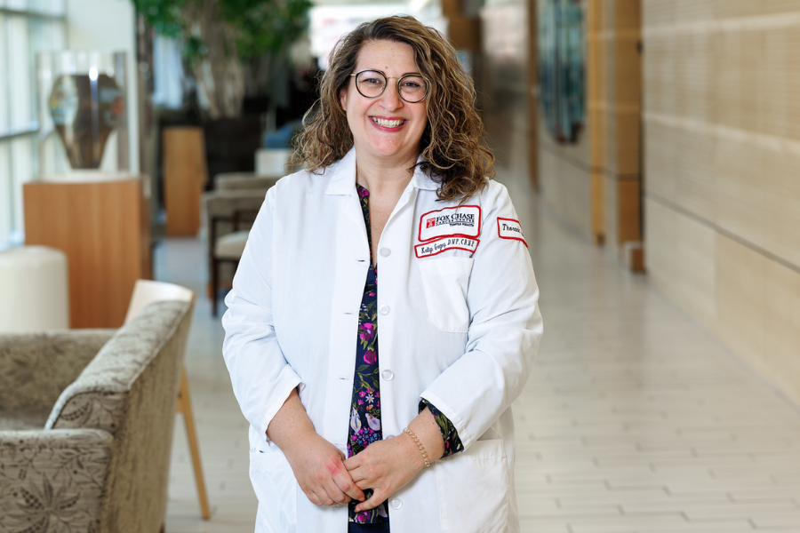 Nightingale Award finalist Kaitlyn Gregory, Director of Advanced Practice Providers at Fox Chase Cancer Center.