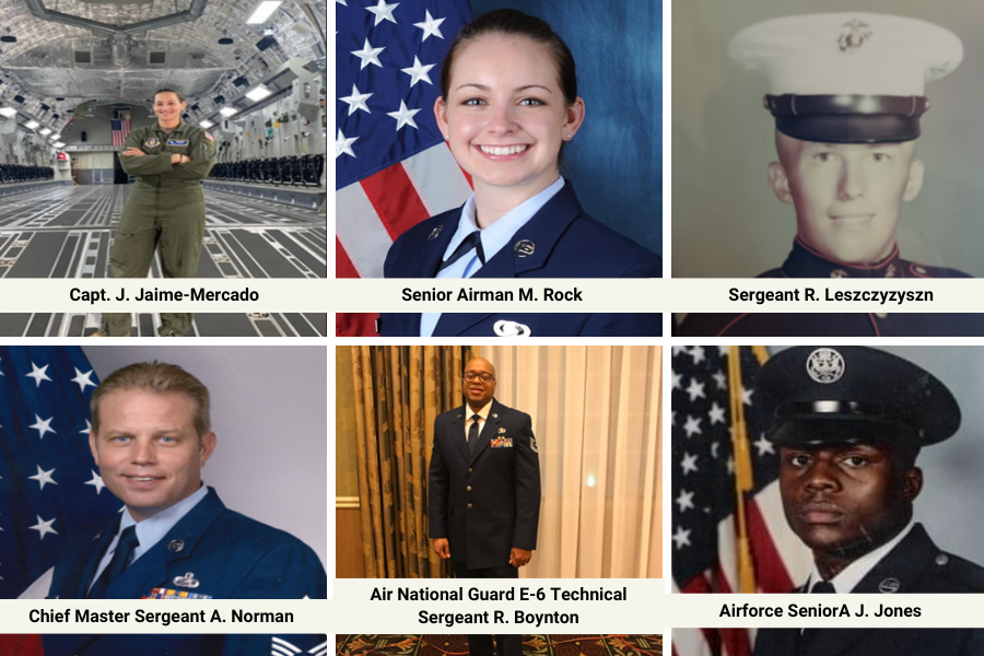 Some of our Temple Health veterans in uniform.