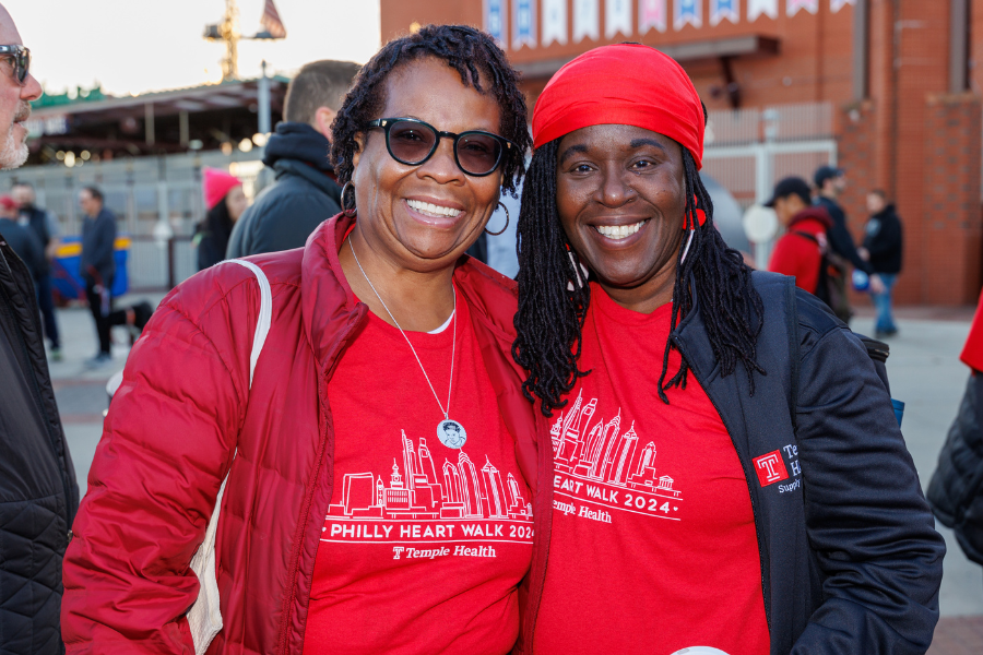The Heart Walk was a perfect place to bond with friends and colleagues.