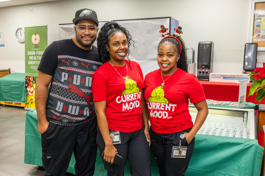 Don’t be fooled—these Episcopal team members certainly weren’t Grinches!