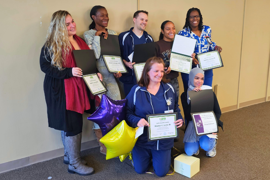 Temple Health-Chestnut Hill Hospital’s Q1 DAISY and Mountain Laurel Award winners and nominees. 