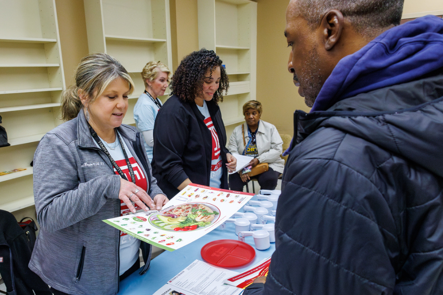 Recognizing attendees’ individual nutritional needs while empowering them to make healthy food choices was one of the major goals of the event.