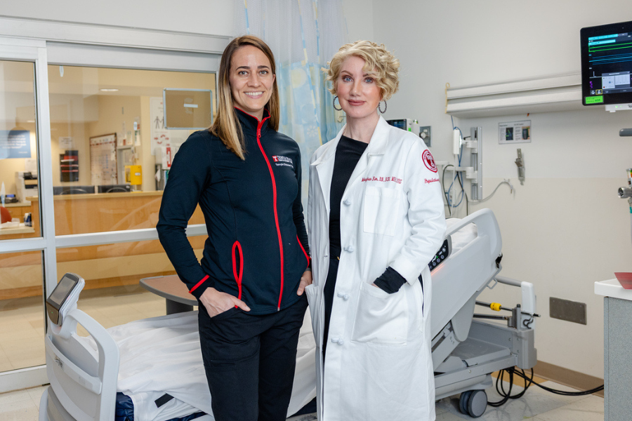 Temple Diabetes Program Manager Casey Dascher (left) and AVP of Population Health Meaghan Kim (right).