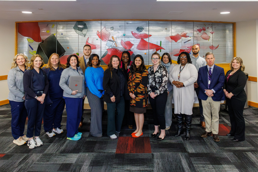 Some of the Green Belt graduates (with Eroh, far right) after the ceremony.