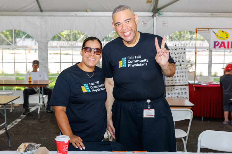Community members, employees, and the Phanatic himself had a great time at the Back to School Health & Resource Block Party!