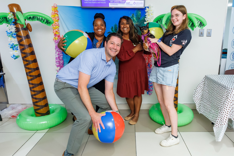 Our TUH-Main Campus employees loved getting quality time with these furry friends—all available for adoption at local rescues!