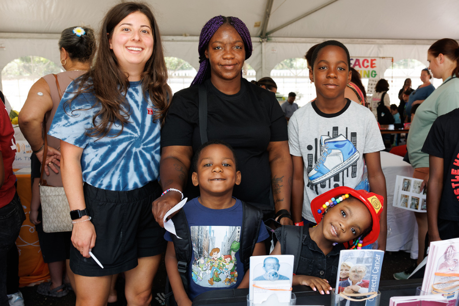 Community members, employees, and the Phanatic himself had a great time at the Back to School Health & Resource Block Party!