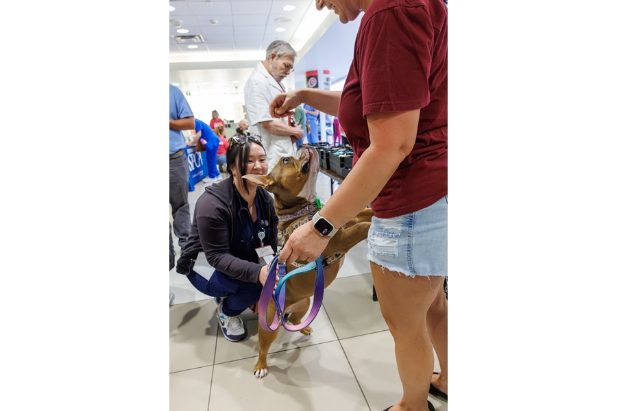 Our TUH-Main Campus employees loved getting quality time with these furry friends—all available for adoption at local rescues!
