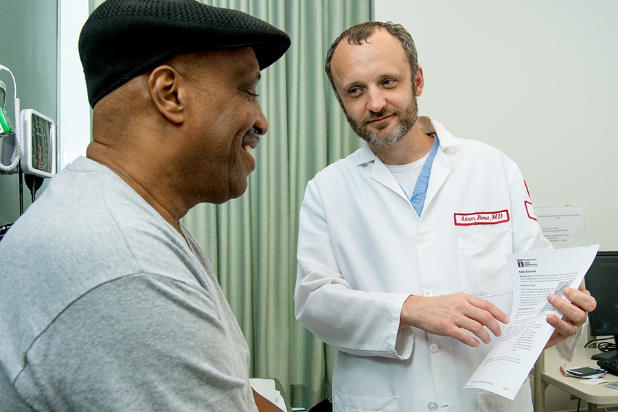 Urology patient consultation