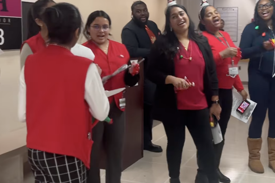 TUH-Main Campus Office of Patient Experience Holiday Caroling