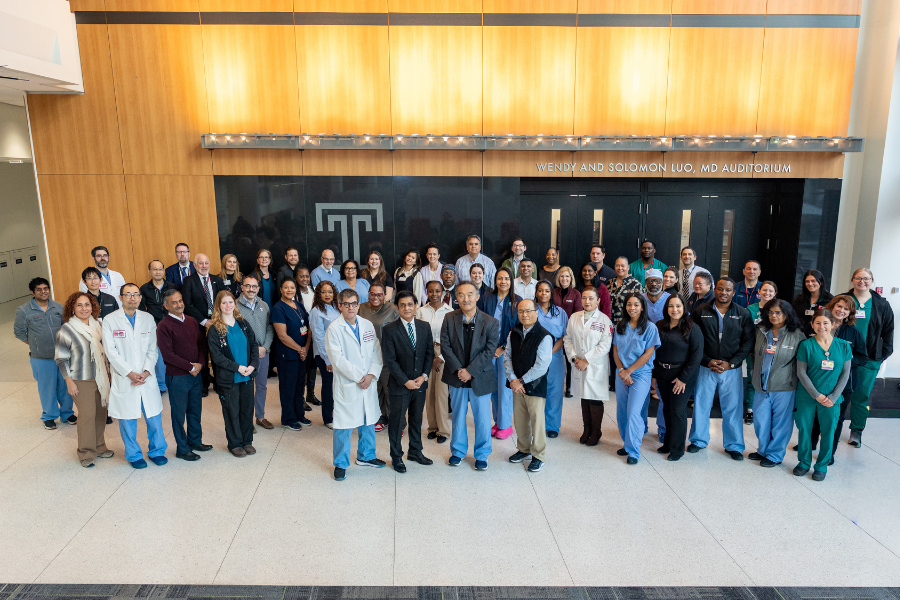 Members of the Temple Lung Transplant team.