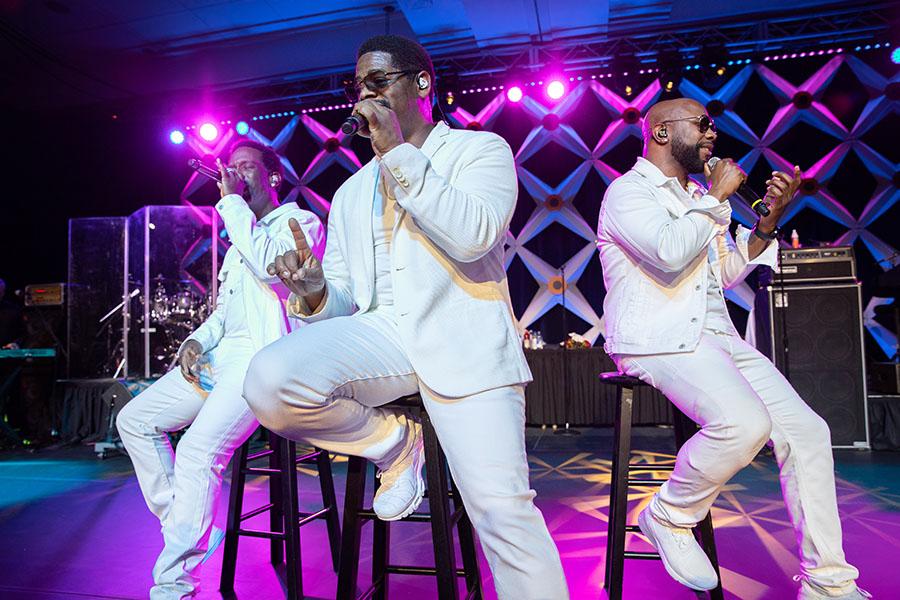 Boyz II Men performing at 2019 Acres of Diamonds Gala Night