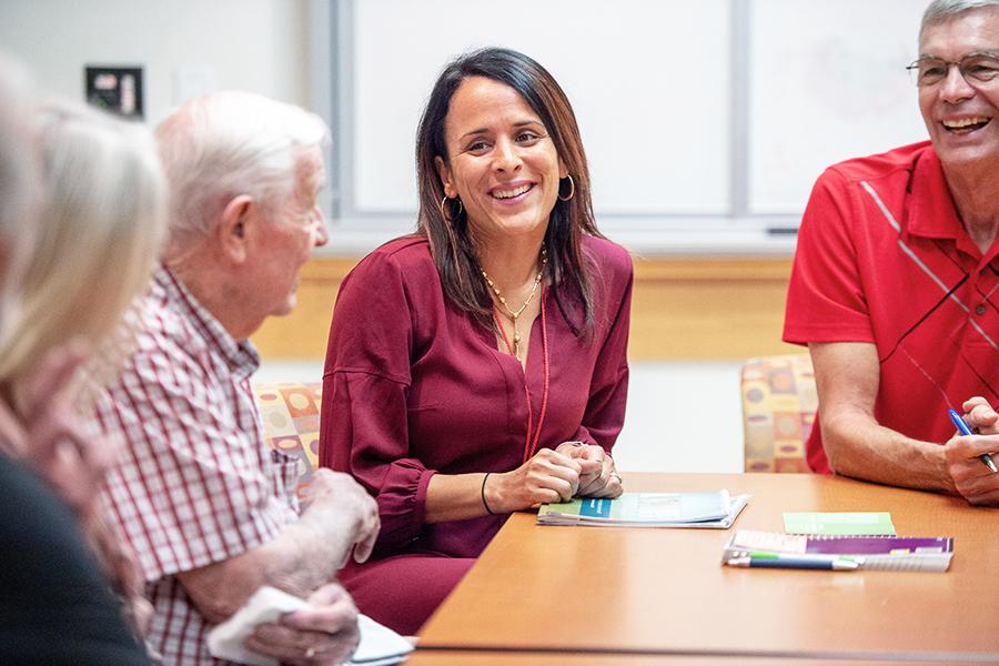 Patients attend support group