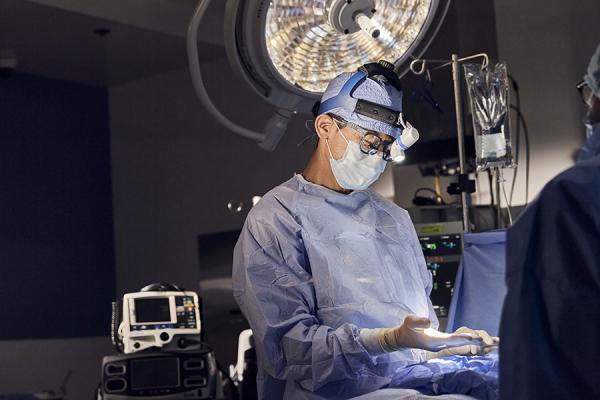 Dr. Shigemura performing surgery