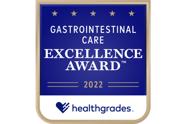 2022 Healthgrades Gastrointestinal Care Excellence Award for TUH - Jeanes Campus