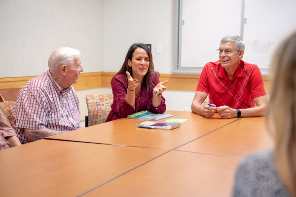 Temple Lung Center IPF Support group, hosted by Michelle Vega-Olivo, MSN, CRNP, FNP-BC.