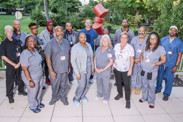 Fox Chase Cancer Center's 1st and 3rd shift EVS teams.