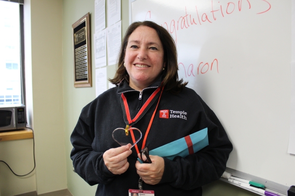 Sharon Towson, winner of the April TFP C.A.R.E.S. Award.