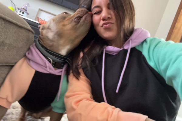 Mac loves his new mom!