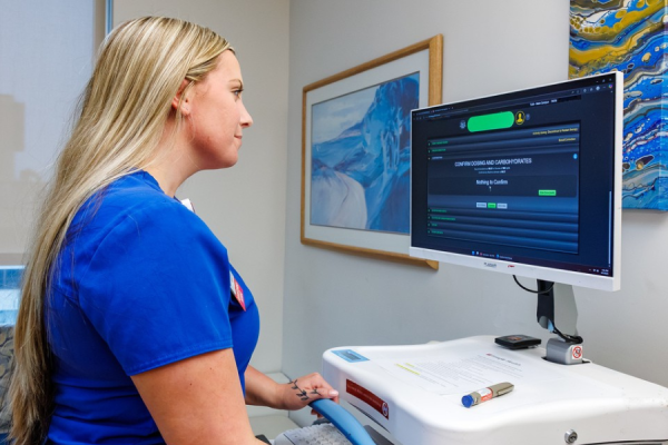 The EndoTool interface, shown onscreen.