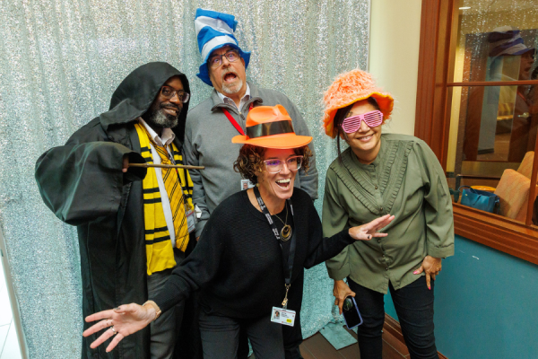 Temple Women & Families Hospital colleagues got in the spooky spirit with festive costumes!